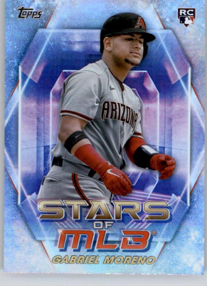 Topps finest ガブリエル・モレノ 直筆サイン auto Dバックス Gabriel Moreno 2024 Topps Series 1 Arizona Diamondbacks #268